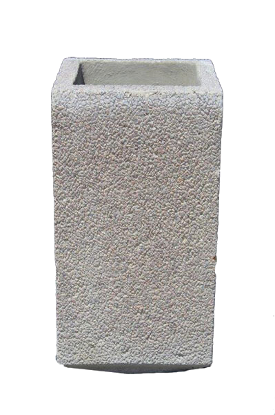 Square Dustbin. Exposed Aggr.